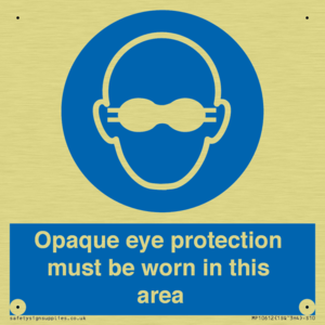 MP10612: Opaque eye protection must be worn in this area