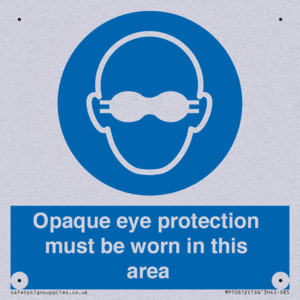 MP10612: Opaque eye protection must be worn in this area