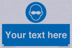 MP10787: Custom Mandatory: Opaque eye protection must be worn