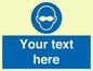 MP10787: Custom Mandatory: Opaque eye protection must be worn