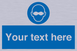 MP10787: Custom Mandatory: Opaque eye protection must be worn