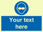 MP10787: Custom Mandatory: Opaque eye protection must be worn