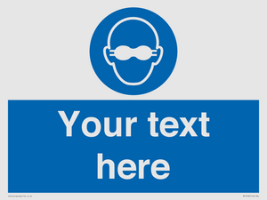 MP10787: Custom Mandatory: Opaque eye protection must be worn