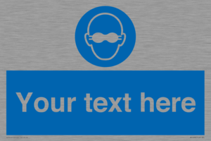 MP10787: Custom Mandatory: Opaque eye protection must be worn
