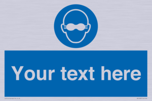 MP10787: Custom Mandatory: Opaque eye protection must be worn