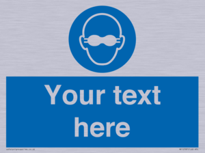 MP10787: Custom Mandatory: Opaque eye protection must be worn