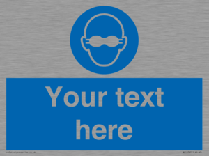 MP10787: Custom Mandatory: Opaque eye protection must be worn