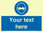 MP10787: Custom Mandatory: Opaque eye protection must be worn