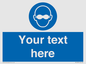 MP10787: Custom Mandatory: Opaque eye protection must be worn
