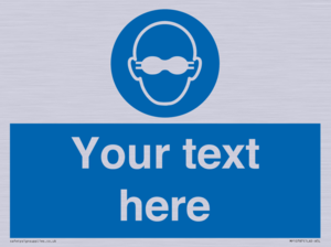 MP10787: Custom Mandatory: Opaque eye protection must be worn