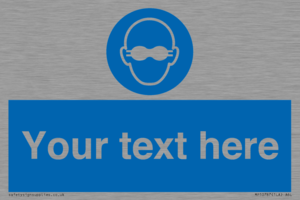 MP10787: Custom Mandatory: Opaque eye protection must be worn