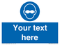 MP10787: Custom Mandatory: Opaque eye protection must be worn