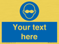 MP10787: Custom Mandatory: Opaque eye protection must be worn