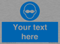 MP10787: Custom Mandatory: Opaque eye protection must be worn