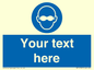 MP10787: Custom Mandatory: Opaque eye protection must be worn