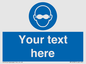 MP10787: Custom Mandatory: Opaque eye protection must be worn