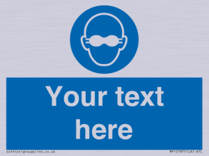 MP10787: Custom Mandatory: Opaque eye protection must be worn