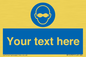 MP10787: Custom Mandatory: Opaque eye protection must be worn