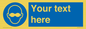 MP10787: Custom Mandatory: Opaque eye protection must be worn