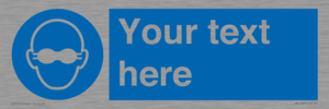 MP10787: Custom Mandatory: Opaque eye protection must be worn