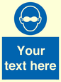 MP10787: Custom Mandatory: Opaque eye protection must be worn