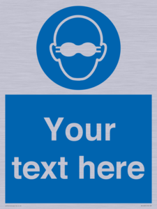 MP10787: Custom Mandatory: Opaque eye protection must be worn