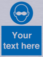 MP10787: Custom Mandatory: Opaque eye protection must be worn