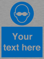 MP10787: Custom Mandatory: Opaque eye protection must be worn