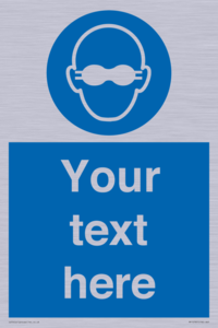 MP10787: Custom Mandatory: Opaque eye protection must be worn