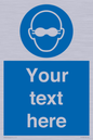 MP10787: Custom Mandatory: Opaque eye protection must be worn