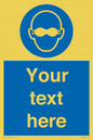 MP10787: Custom Mandatory: Opaque eye protection must be worn