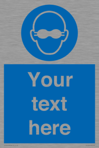 MP10787: Custom Mandatory: Opaque eye protection must be worn