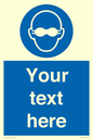MP10787: Custom Mandatory: Opaque eye protection must be worn