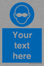MP10787: Custom Mandatory: Opaque eye protection must be worn
