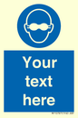 MP10787: Custom Mandatory: Opaque eye protection must be worn
