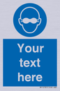 MP10787: Custom Mandatory: Opaque eye protection must be worn