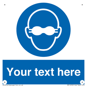 MP10787: Custom Mandatory: Opaque eye protection must be worn