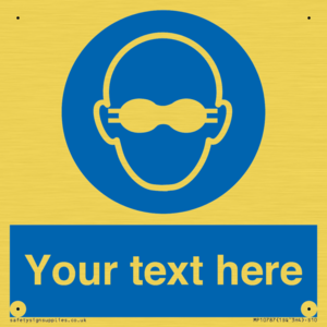 MP10787: Custom Mandatory: Opaque eye protection must be worn
