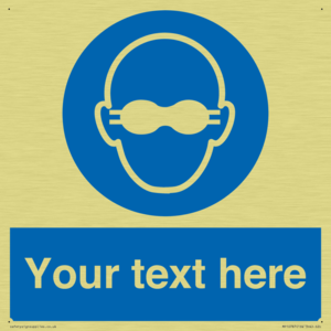 MP10787: Custom Mandatory: Opaque eye protection must be worn