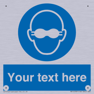 MP10787: Custom Mandatory: Opaque eye protection must be worn