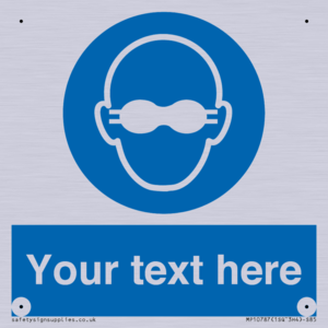 MP10787: Custom Mandatory: Opaque eye protection must be worn