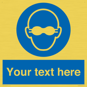 MP10787: Custom Mandatory: Opaque eye protection must be worn
