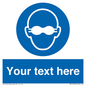 MP10787: Custom Mandatory: Opaque eye protection must be worn