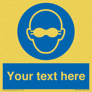 MP10787: Custom Mandatory: Opaque eye protection must be worn