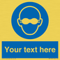 MP10787: Custom Mandatory: Opaque eye protection must be worn