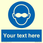 MP10787: Custom Mandatory: Opaque eye protection must be worn