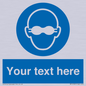 MP10787: Custom Mandatory: Opaque eye protection must be worn