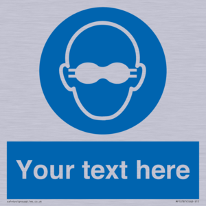 MP10787: Custom Mandatory: Opaque eye protection must be worn