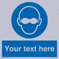 MP10787: Custom Mandatory: Opaque eye protection must be worn