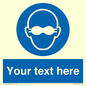 MP10787: Custom Mandatory: Opaque eye protection must be worn
